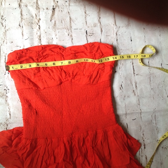 2/$20 NWOT. strapless red mini dress. - Picture 7 of 9